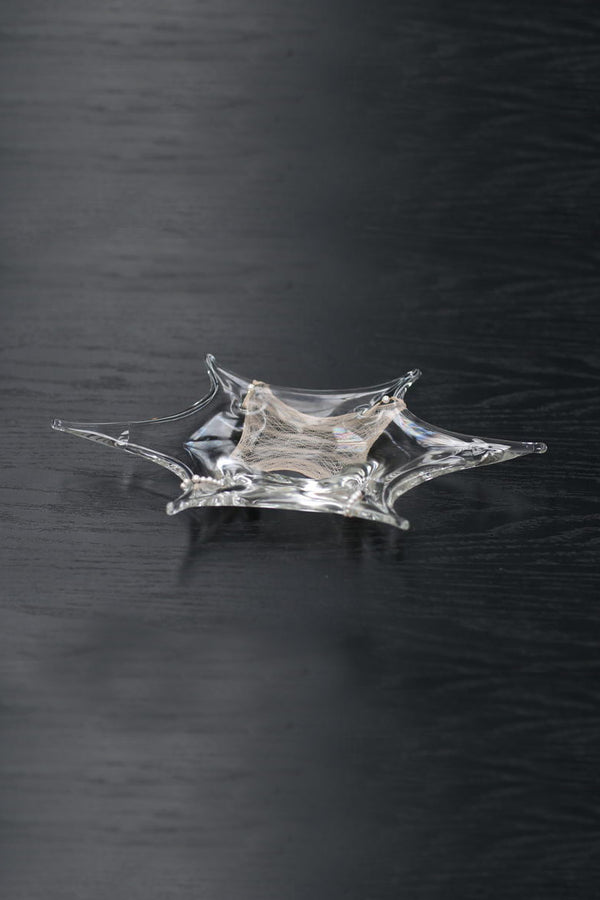 Rui Zhou Installation Vessel Collection RUI-RAW22DC01-TUOHE Transparent Camel Brown Fabric PR2